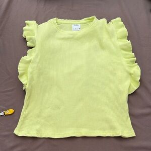 Zara sleeveless t girl top, size 8